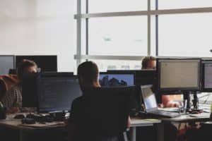 People working in office (Power Platform)