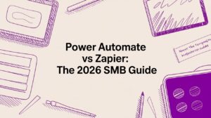 Power Automate vs Zapier: The 2026 SMB Guide - Pioneering IT Solutions | F1Group in Lincoln & Nottingham Power Automate vs Zapier: The 2026 SMB Guide