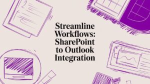 Streamline Workflows: SharePoint to Outlook Integration - Pioneering IT Solutions | F1Group in Lincoln & Nottingham Streamline Workflows: SharePoint to Outlook Integration
