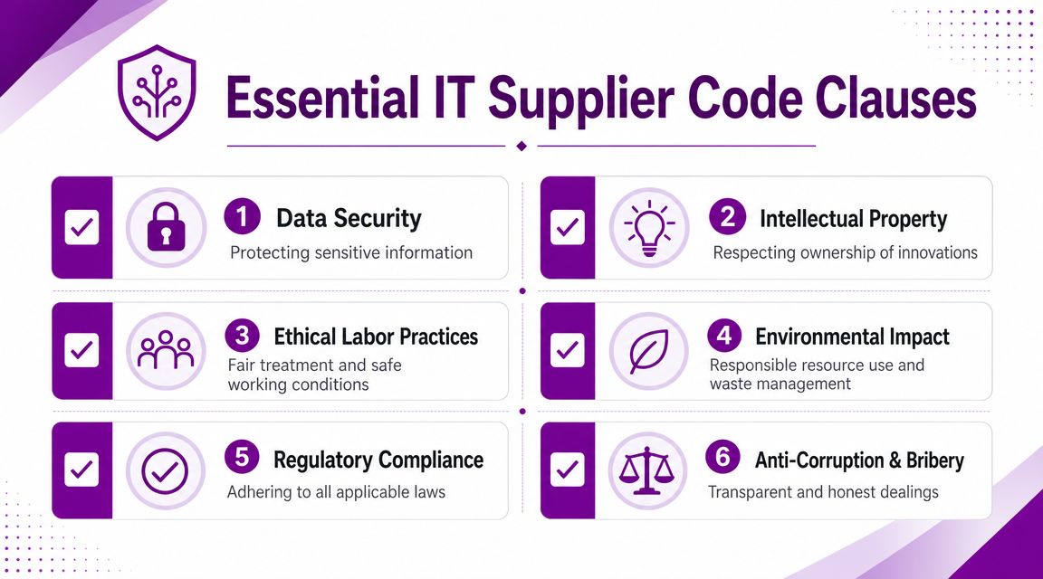 Essential Clauses for Your IT Supplier Code of Conduct