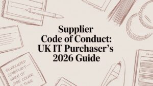 Supplier Code of Conduct: UK IT Purchaser's 2026 Guide - Pioneering IT Solutions | F1Group in Lincoln & Nottingham - Pioneering IT Solutions | F1Group in Lincoln & Nottingham Supplier Code of Conduct: UK IT Purchaser's 2026 Guide